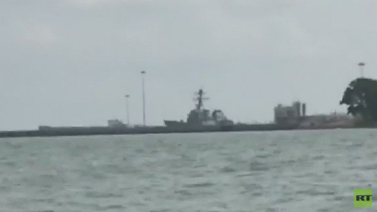 VIDEO: La Armada de EE.UU. precisa el daño sufrido por su destructor tras chocar con un petrolero