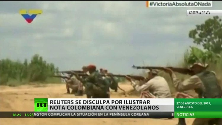 Reuters se disculpa por ilustrar una nota sobre Colombia con imagen de altos oficiales venezolanos