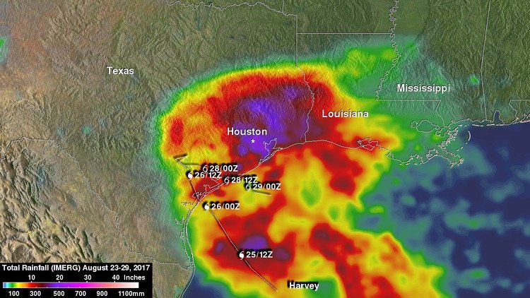 "Lo peor está por venir para Luisiana": Harvey toca tierra por tercera vez (FOTOS, VIDEO)
