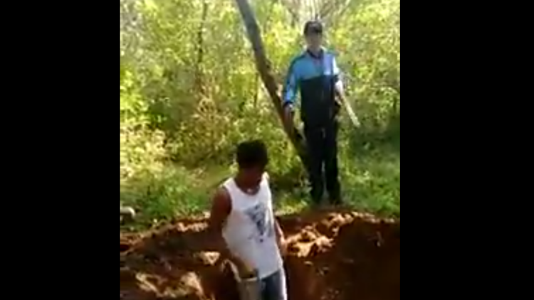 VIDEO: Obligan a dos brasileños a cavar su propia tumba antes de ser ejecutados