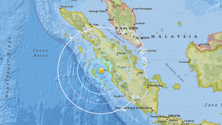 Un terremoto de magnitud 6,2 sacude las costas de Indonesia