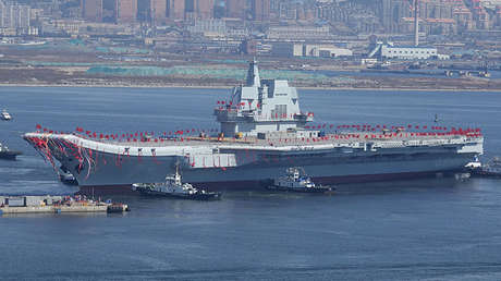 China pondrá a prueba su primer portaviones de fabricación nacional antes de lo planeado