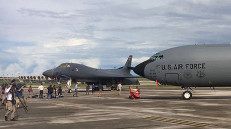 EE.UU. abre la base aérea de Guam a los periodistas en plena tensión con Pionyang (VIDEO)