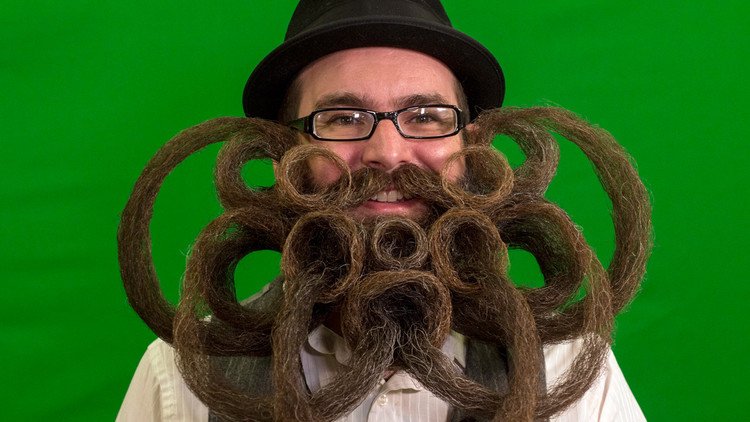 A cara descubierta: Las barbas más divertidas y raras en una competencia mundial