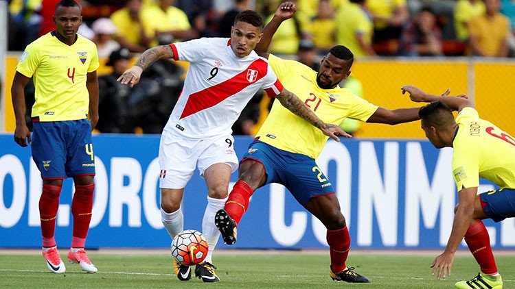 Perú vence a Ecuador en partido de clasificación para el Mundial de Rusia