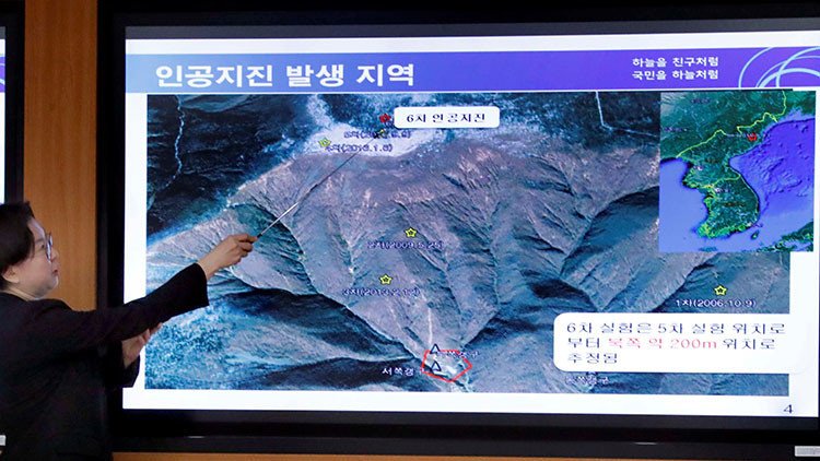 Imágenes satelitales revelan el antes y el después del ensayo norcoreano de la bomba de hidrógeno