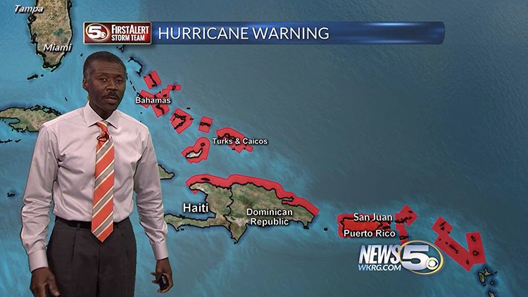 El 'mejor' hombre del tiempo se viraliza en la Red por sus instructivos pronósticos sobre Irma