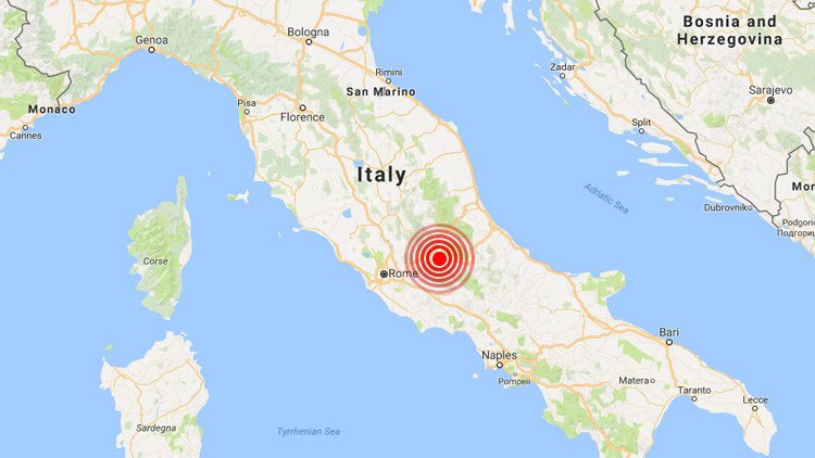 Se registra en Italia un terremoto de 3,9 