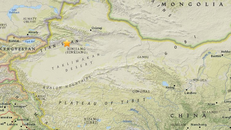 Un sismo de 5,5 sacude una región en el noroeste de China