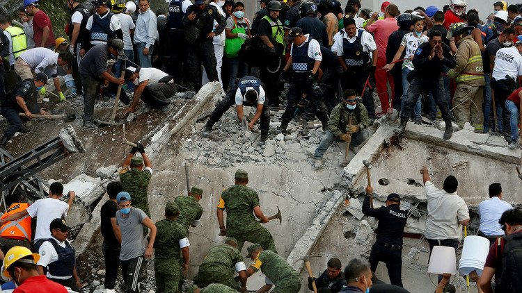 Comunidad internacional se solidariza con México tras el terremoto