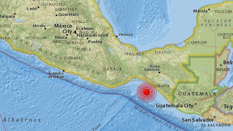 Un terremoto de magnitud 5,8 sacude México