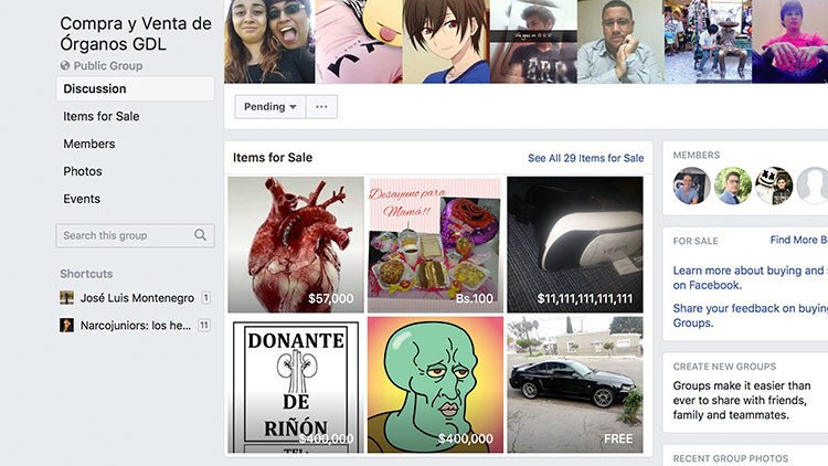 "Espero encontrar comprador para mi riñón": así es la compraventa de órganos en Facebook en México