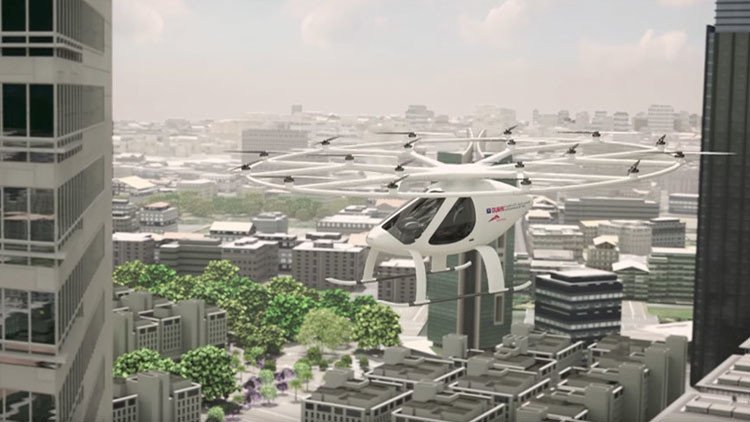 El primer 'taxi dron' autopilotado despega en Dubái (VIDEO)