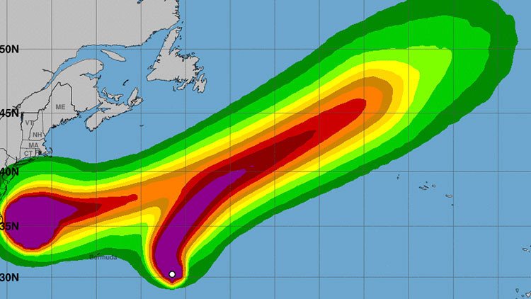 La tormenta tropical Lee se convierte en huracán de categoría 3
