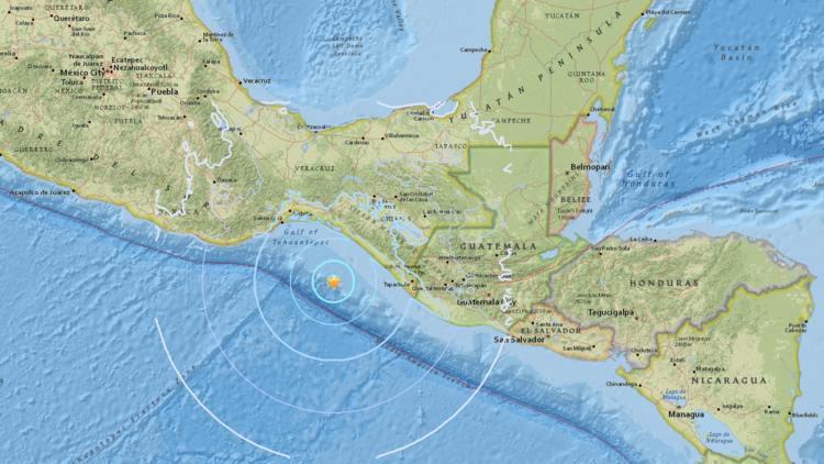 Un sismo de magnitud 5,6 se registra cerca de las costas de México
