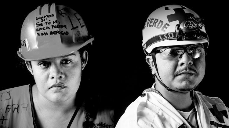 Solidaridad entre los escombros: rostros e historias de los rescatistas del terremoto en México