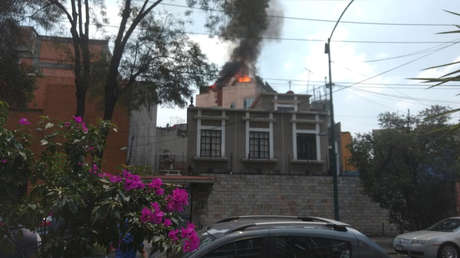 VIDEO: Fuerte explosión tras el terremoto de magnitud 7,1 en México