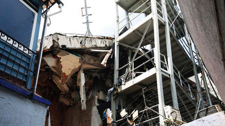 VIDEOS: El fuerte terremoto en México, visto desde el interior de distintos edificios