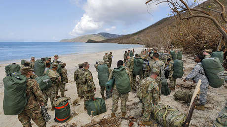 Los huracanes son una excusa perfecta para EE.UU. para invadir islas del Caribe
