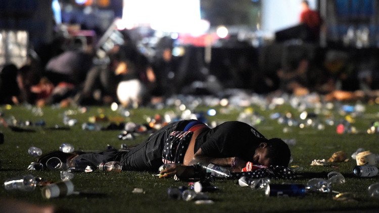 El tiroteo en Las Vegas, en fuertes imágenes (18+)