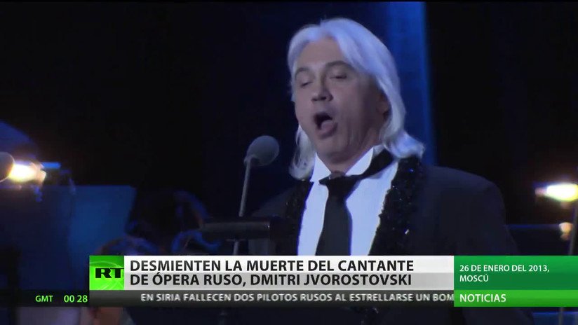 Desmienten la muerte del cantante Dmitri Jvorostovski