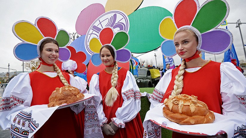 Moscú da la bienvenida al Festival de la Juventud y los Estudiantes (VIDEO, FOTOS)