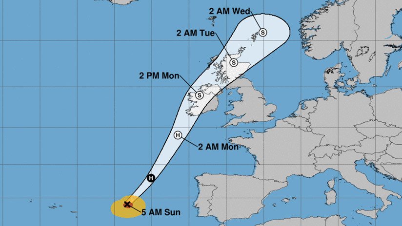 Irlanda emite la alerta roja ante la inminente llegada de la peor tormenta desde 1961