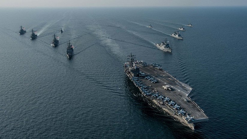 ¿Preludio a la guerra? EE.UU. y Corea del Sur inician maniobras navales en la península coreana