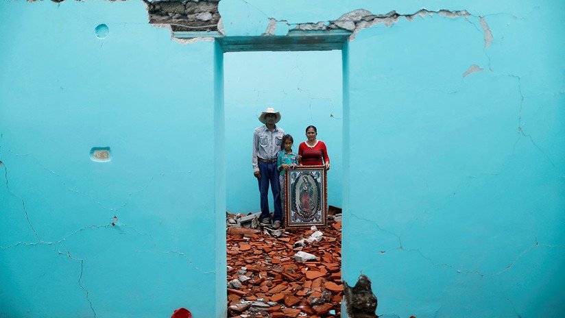 "Lo perdí todo": 19 imágenes de víctimas del terremoto en México ante sus hogares destruidos
