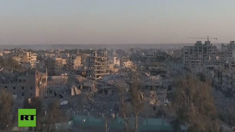 VIDEO: La devastación de Raqa grabada por un dron