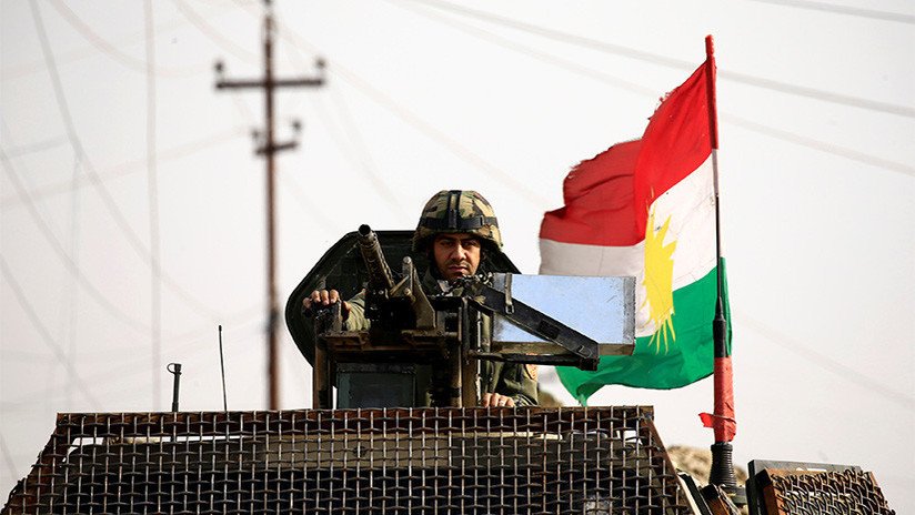 Tropas kurdas destruyen un tanque Abrams y otros vehículos en Irak