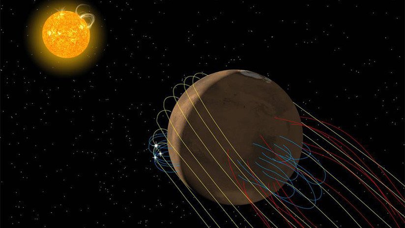 La NASA detecta un fenómeno magnético que pudo acabar con la vida en Marte