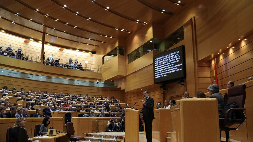 El Senado español aprueba la aplicación del artículo 155 en Cataluña