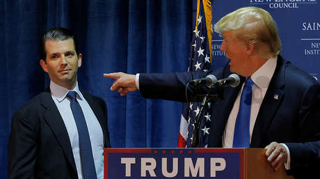 La imagen "más rara" de Trump publicada por su hijo (FOTO, MEMES)