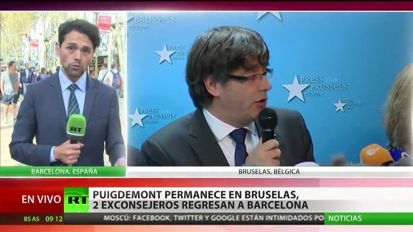 El expresidente del Gobierno de Cataluña permanece en Bélgica
