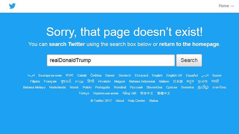 "Los mejores 70 segundos de este año": La cuenta de Twitter de Trump ha sido suspendida