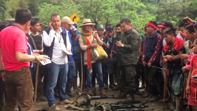 Indígenas colombianos a RT: "La Policía nos está disparando, tenemos las pruebas" (FOTOS Y VIDEO)