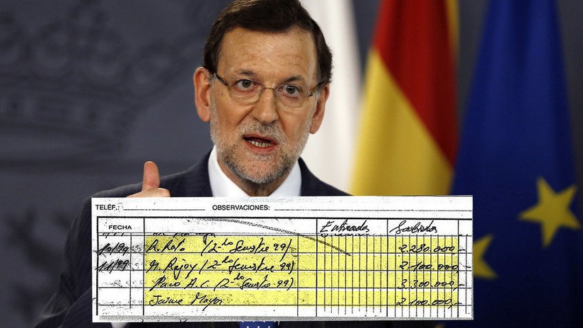 "Corrupción en estado puro":  Hay indicios de que Rajoy cobró de la 'Caja B' del Partido Popular