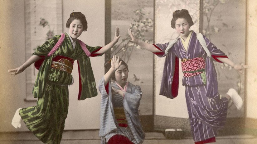 La vida y las tradiciones del Japón del siglo XIX en instantáneas a color