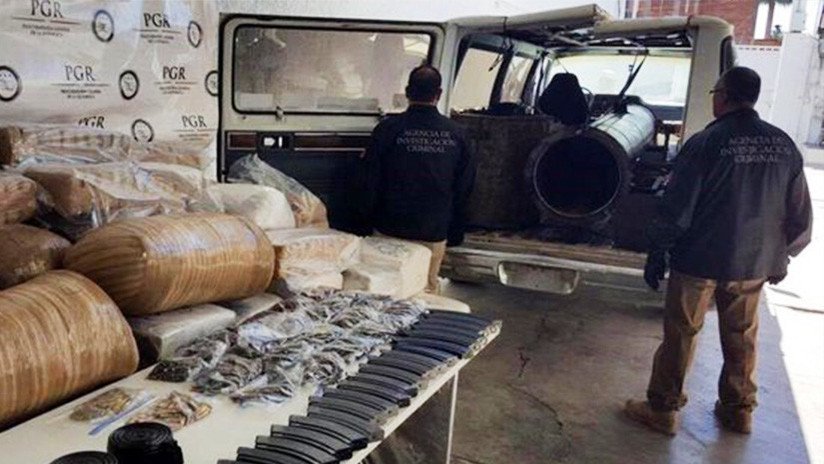 México: Detienen una camioneta que lanzaba droga a EE.UU. con una 'bazuca' (FOTO)