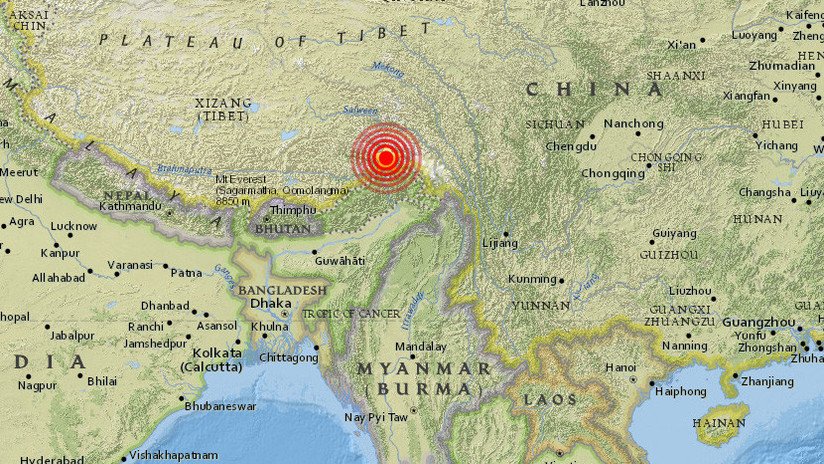 China: Un fuerte sismo de magnitud 6,3 sacude la Región Autónoma del Tíbet