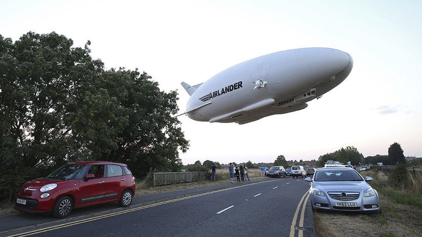 FOTOS: Se estrella el dirigible más grande del mundo 