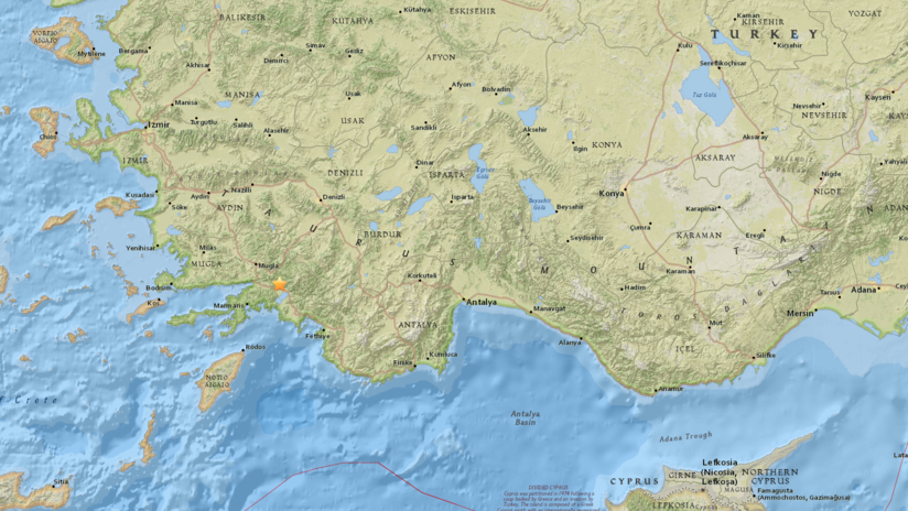 Un sismo de magnitud 5,0 sacude el suroeste de Turquía