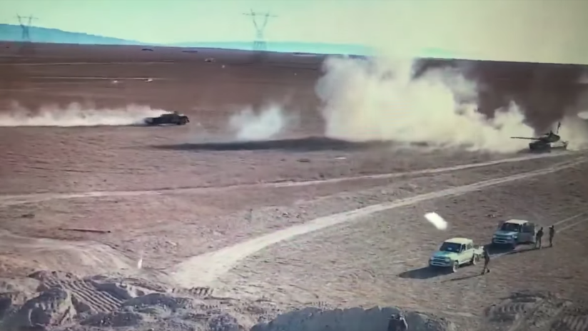 VIDEO: El explosivo duelo entre un tanque iraquí y un coche bomba terrorista