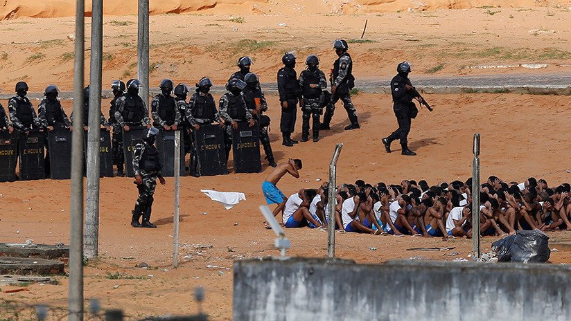 Brasil investiga a varios guardias carcelarios por torturar a presos indefensos (VIDEO)