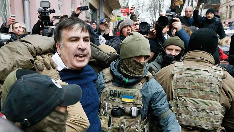 ¿Por qué Saakashvili amenazó con saltar de un edificio en Kiev?