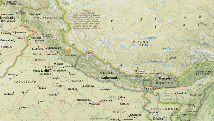 Un sismo de magnitud 5,1 sacude la India