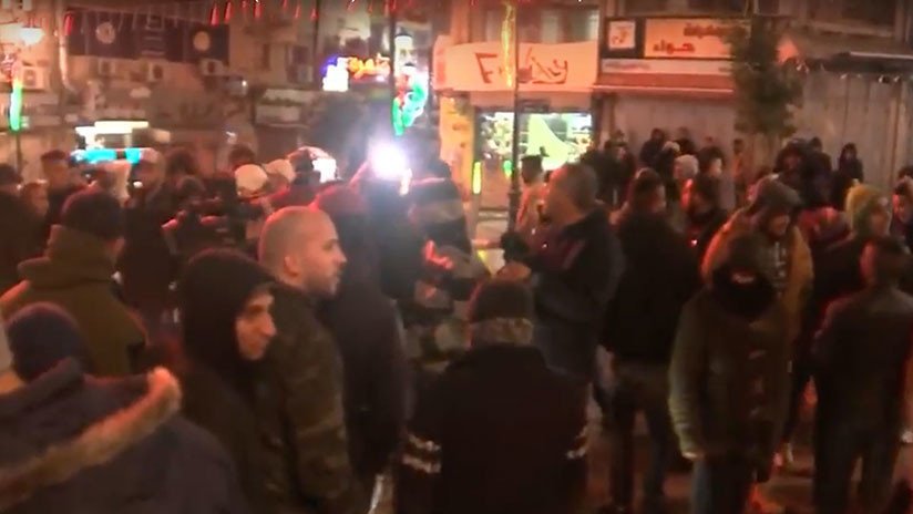 VIDEO: Palestinos protestan en Ramala tras el anuncio de Trump sobre Jerusalén