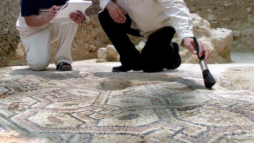 VIDEO: Descubren un mosaico cristiano de hace 1.500 años en Israel