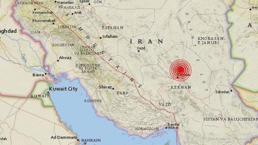 Un terremoto de 5,9 sacude Irán 